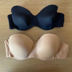 Strapless bras